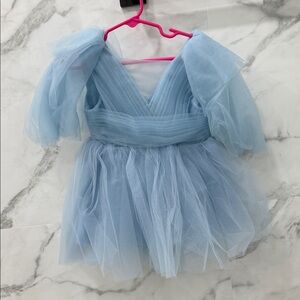 Light Blue Tulle Dress